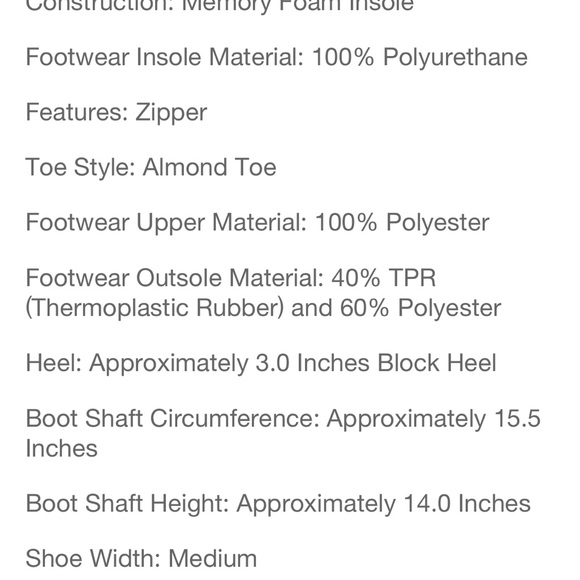 Universal thread tall taupe boots nwt - Picture 10 of 11